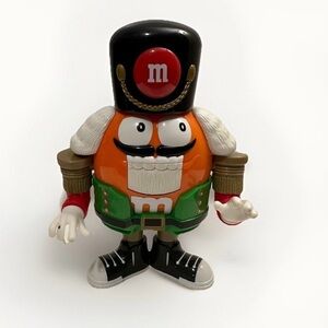 Vintage M&M's Candy Dispenser Nutcracker Limited Edition Holiday Christmas Red